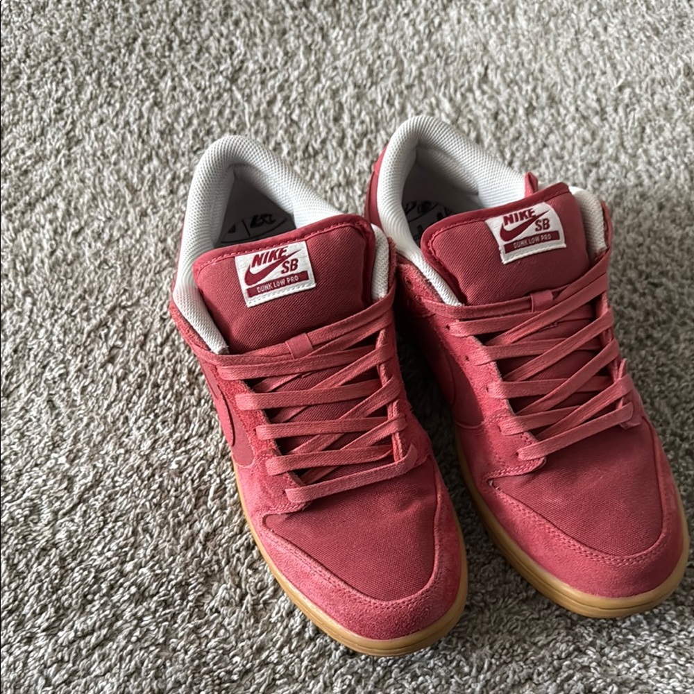 Nike SB Adobe Pink Sneakers with Gum Sole